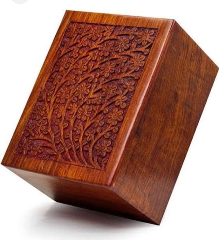 "Elegant Wooden Trinket Case for Jewelry & Gifts" - Image 1